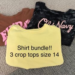 3 Shirt Bundle! Size 14 