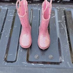 Bonitas Botas Para Agua Para Niña En Exelente Estado 