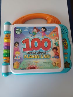 Leap frog "100 words of places I go" English or Spanish setting
