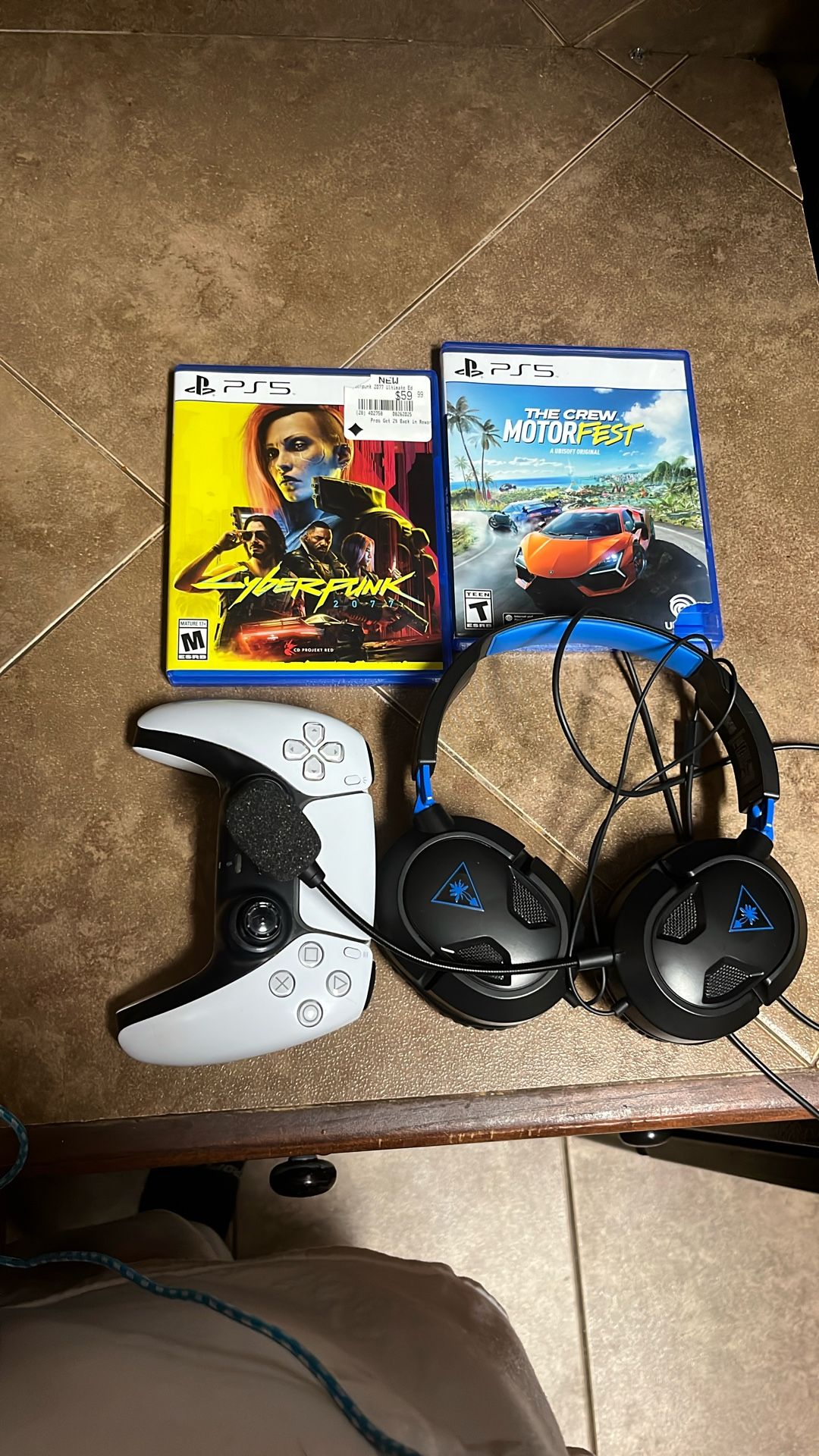 Ps5 Games Controller, And Headset