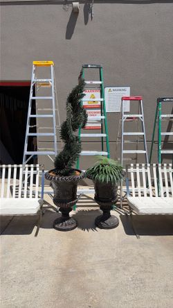 Vintage decoration tree pots