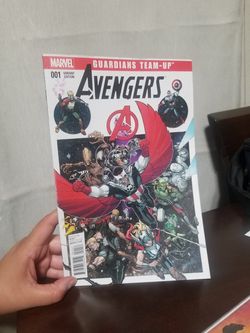 Guardians team up avengers comic 001