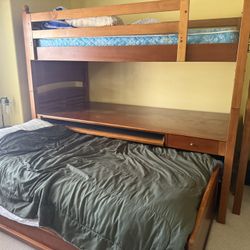 Wooden Bunk Bed 