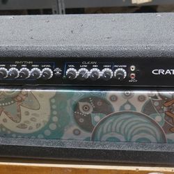 Crate GT1200H 3-Channel 120-Watt Solid State Guitar Amplifier Solo Rhythm Clean. used. tested. in a good working order.  