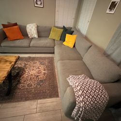 Gray Sectional Couch 