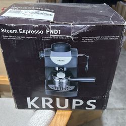 Steam Espresso KRUPS FND1 New