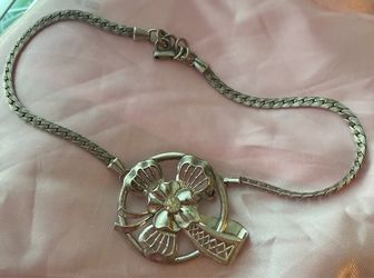 Vintage1930 Harry iskin sterling pendant on chain