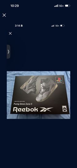 Reebok X PlayStation Pump 2 Omni Zine Size 10