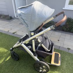 UppaBaby Vista Stroller + Piggyback Board 
