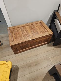 Blanket chest solid wood