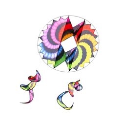 Kite. 3D. 36". CircleWing, With Spiraling Tails 