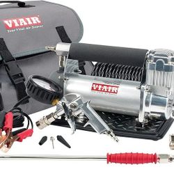 The VIAIR 450P-RVS Automatic 12-volt portable tire inflator