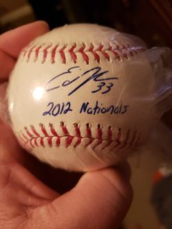 Edwin Jackson signed baseball