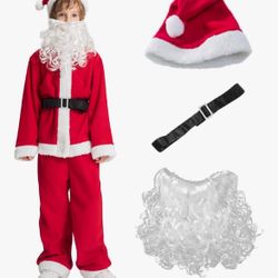 Boys Santa Costume Size 8-10yrs 