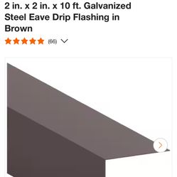 Brown Drip Flashing 