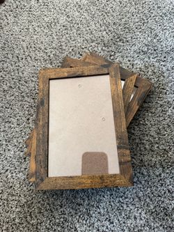 Rustic Decor - wood frames, Mrs & table sign
