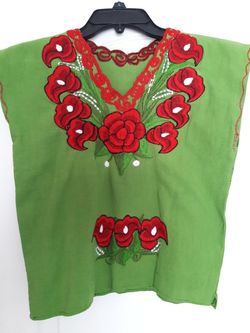 Mexican blouse girl size small 8/10