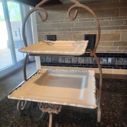 Chris Madden Two Tier Stand