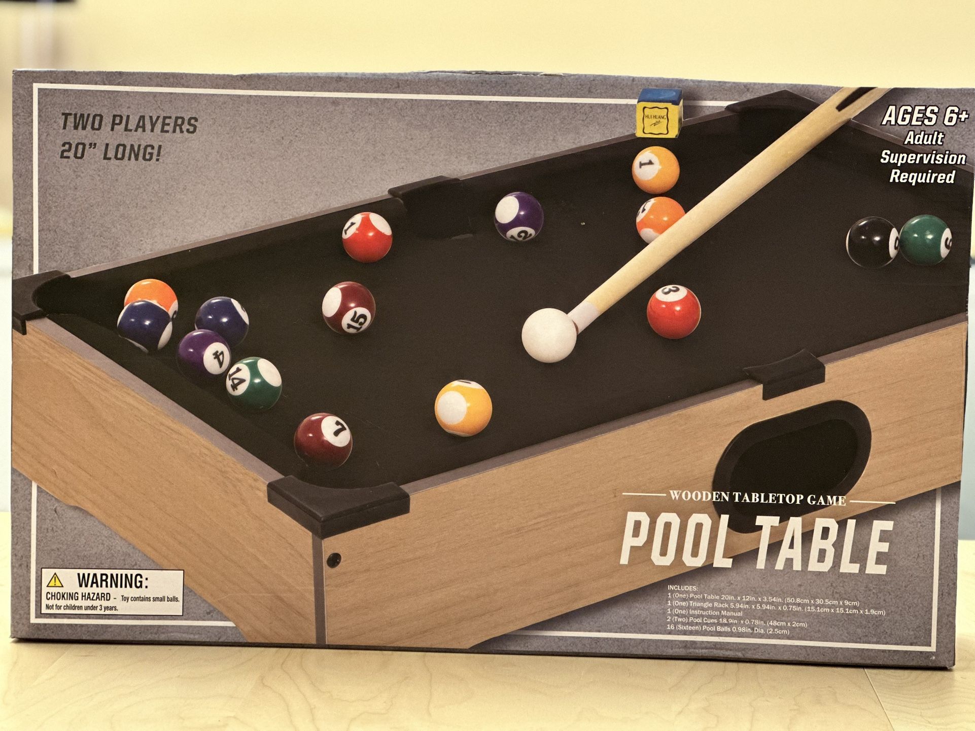 Tabletop Pool Table Game