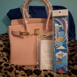 Hermes Birkin Bag 30cm Glycine Pink Gold