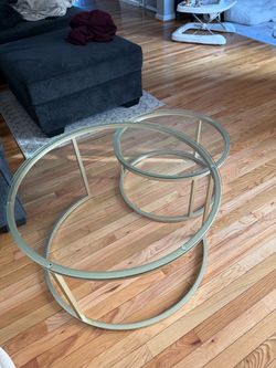 Two Glass Tables