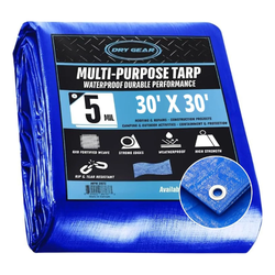 Dry Gear 30x30 5 Mil Heavy-Duty Tarp