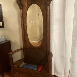 Antique Mirror/Storage 