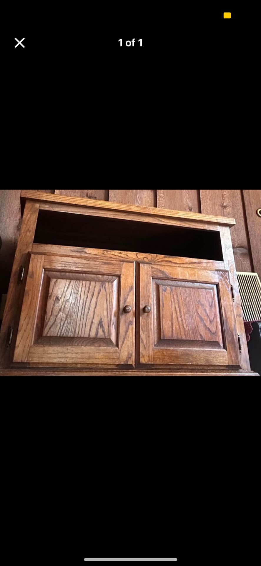 Solid White Oak Tv Stand