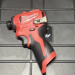 Milwaukee M12 12V Lithium-lon Subcompact Brushless Cordless 1/4 in. Hex Impact Driver (Tool-Only)