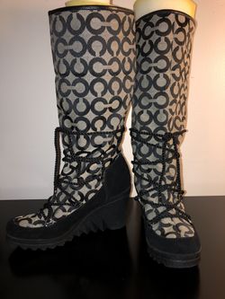 COACH Boots Shoes like New. SZ. 8