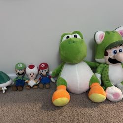 Super Mario Plush Set 
