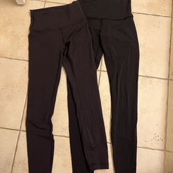 Lululemon align black leggings (2 pairs)