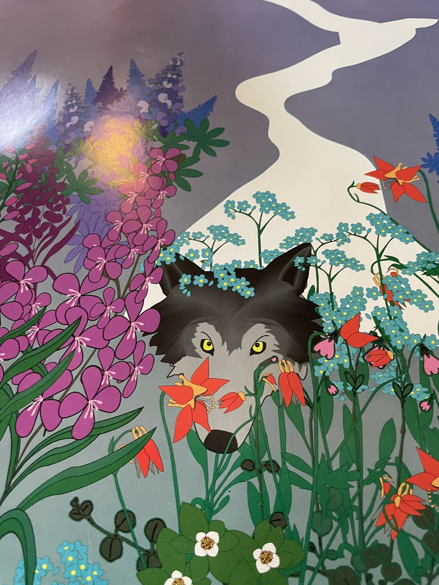 “Celebrate Alaska Wildflower” Set Of 2 Art Posters