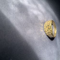 10k gold nugget ring