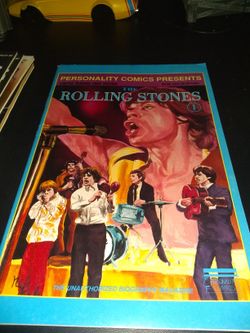 Brand New The Rolling Stones Comic Book With Limited Trading Cards
