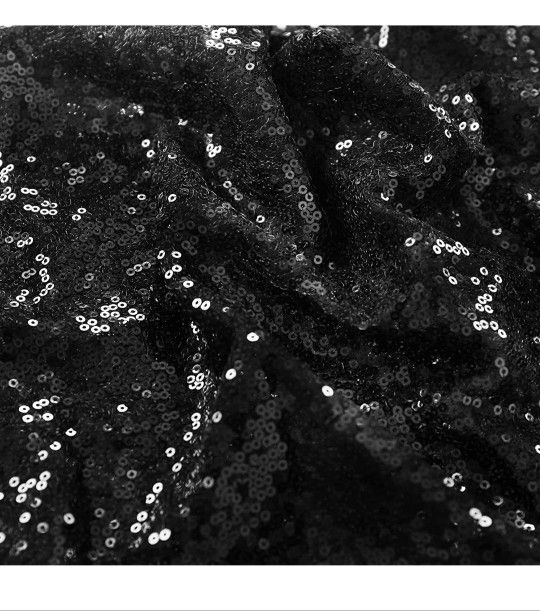 (8) Black Sequin Table Runners