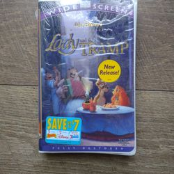 Lady And The Tramp Walt Disney Masterpiece VHS Sealed 