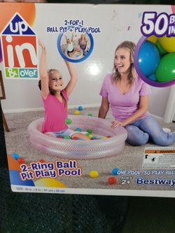 Bestway 2-Ring Inflatable Ball Pit Play Pool