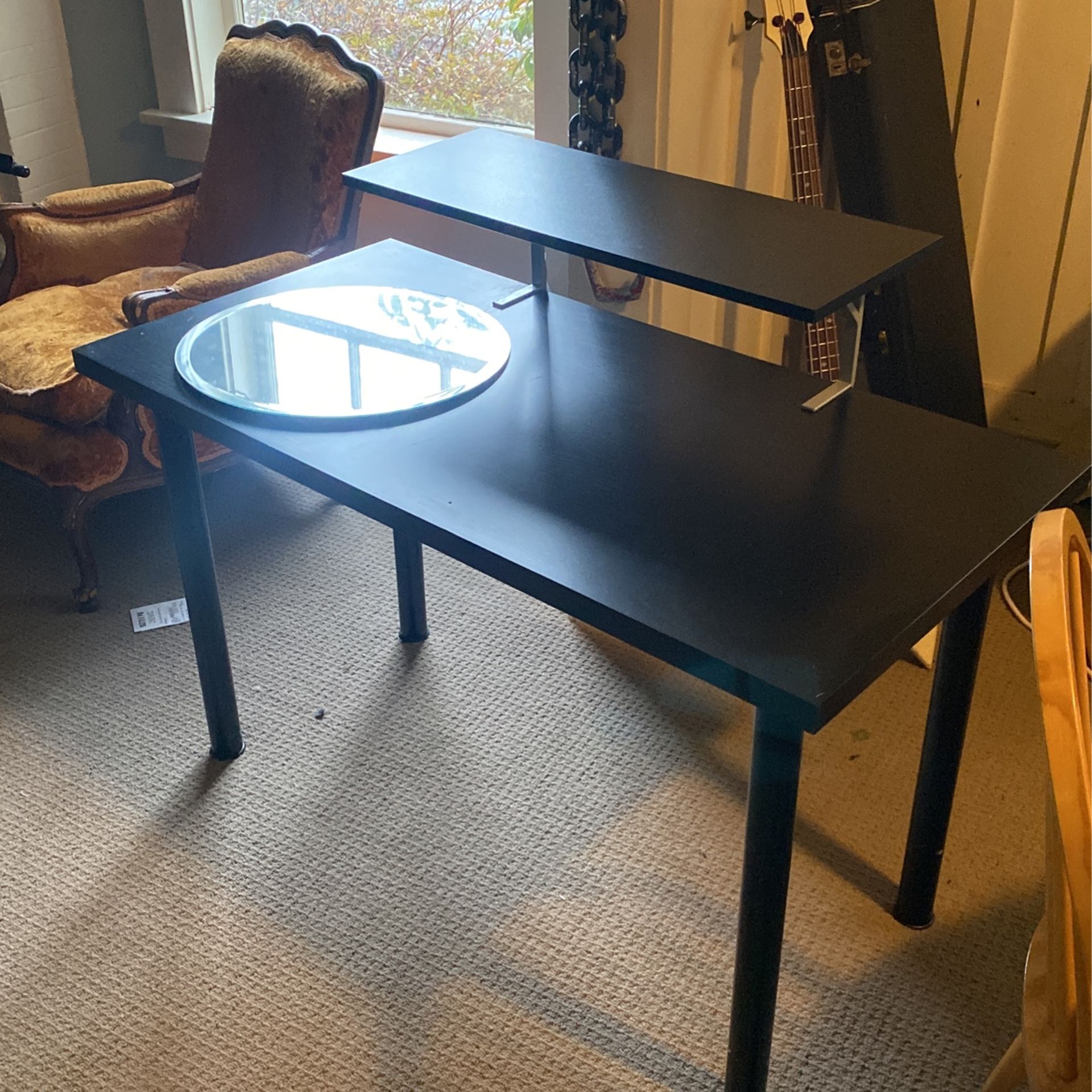 Desk and Mirror