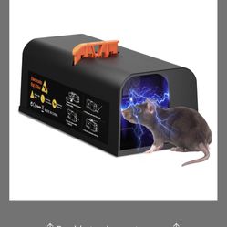 Electric Mouse Trap, Rat Traps Indoor For Home,Electronic Humane Mouse Zapper With Powerful Voltage, Effective Rat Killer For Rodent And Mice - No Tou