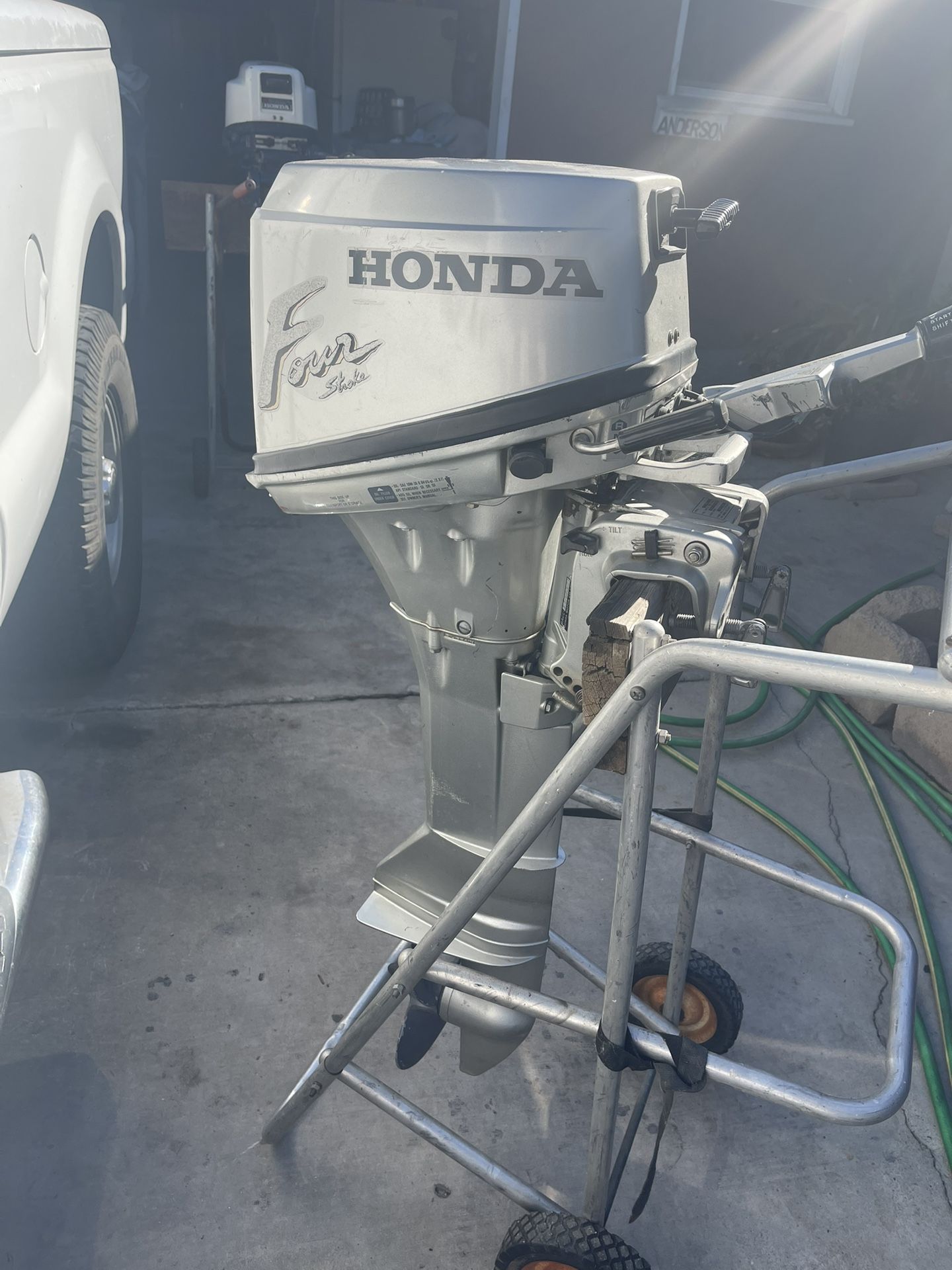 Honda Bf8 “8hp” long shaft four stroke outboard
