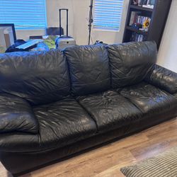 Leather Couch 