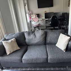 Grey 3 Seat Couch