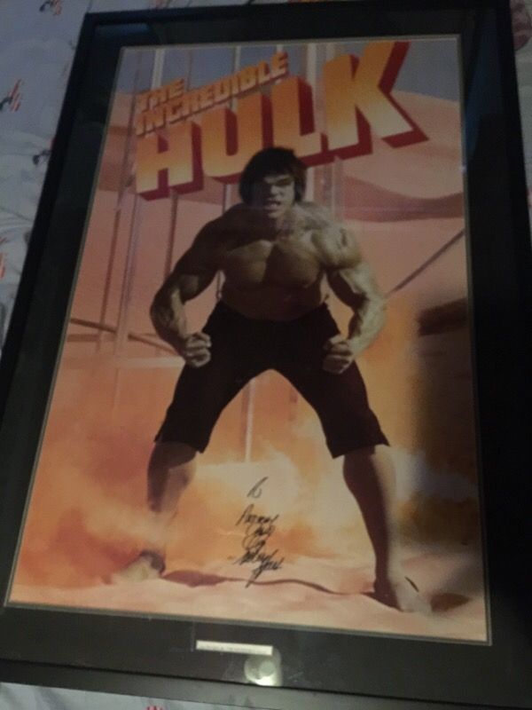 ***VERY RARE*** Original vintage 1979 Lou Ferrigno The Incredible Hulk Poster
