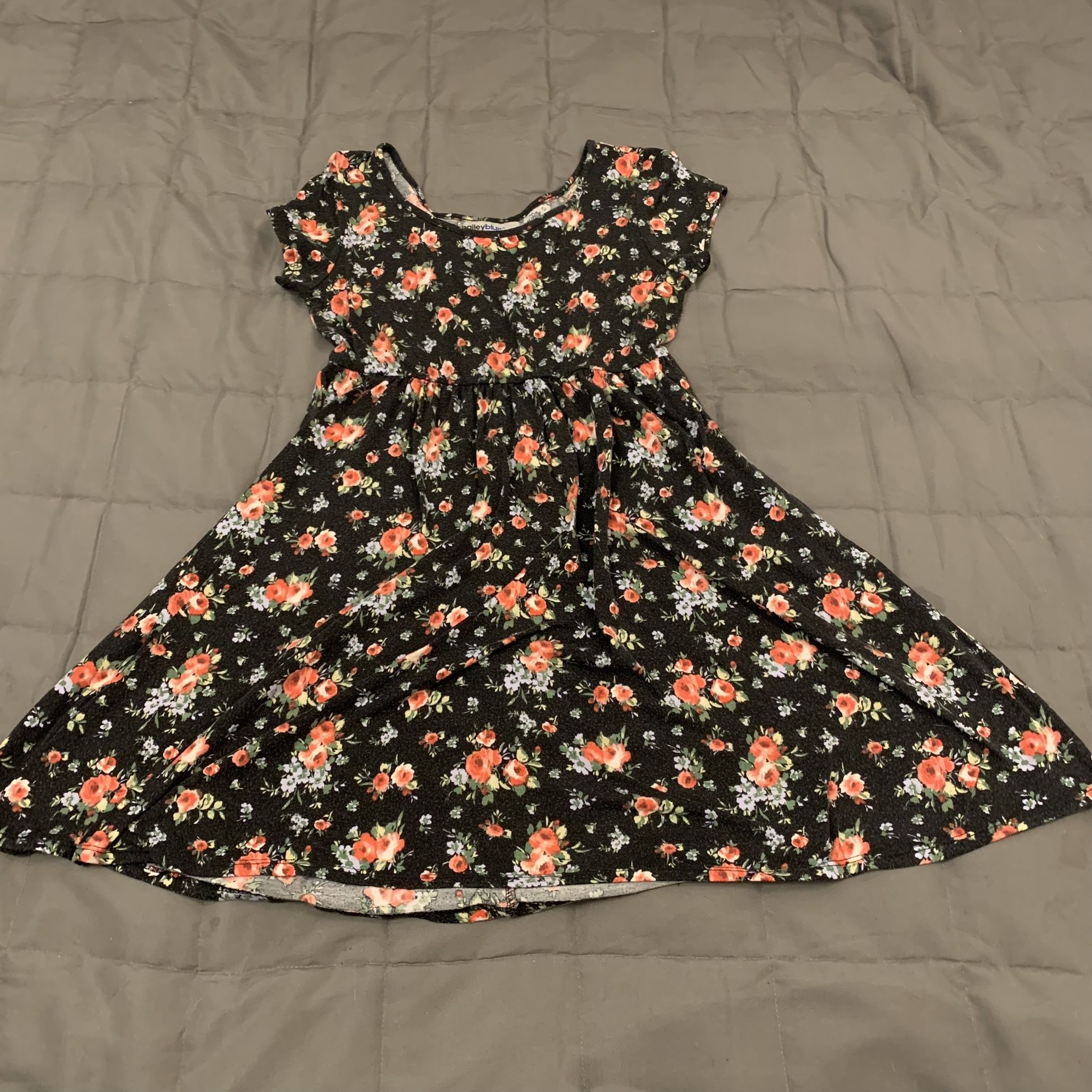 Bailey Blue Black,floral Dress