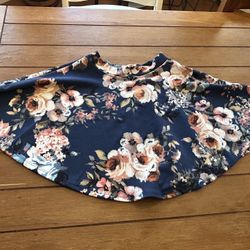 Flowy Floral Skirt 