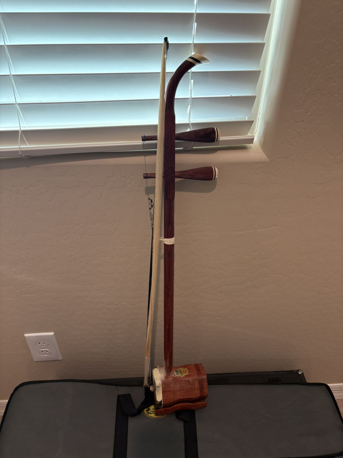 Erhu- a Two-Stringed Chinese Bowed Musical Instrument (Chinese Violin)