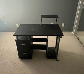 Black Office Desk