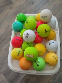 25 Multi colored VOLVIK golf Balls $25