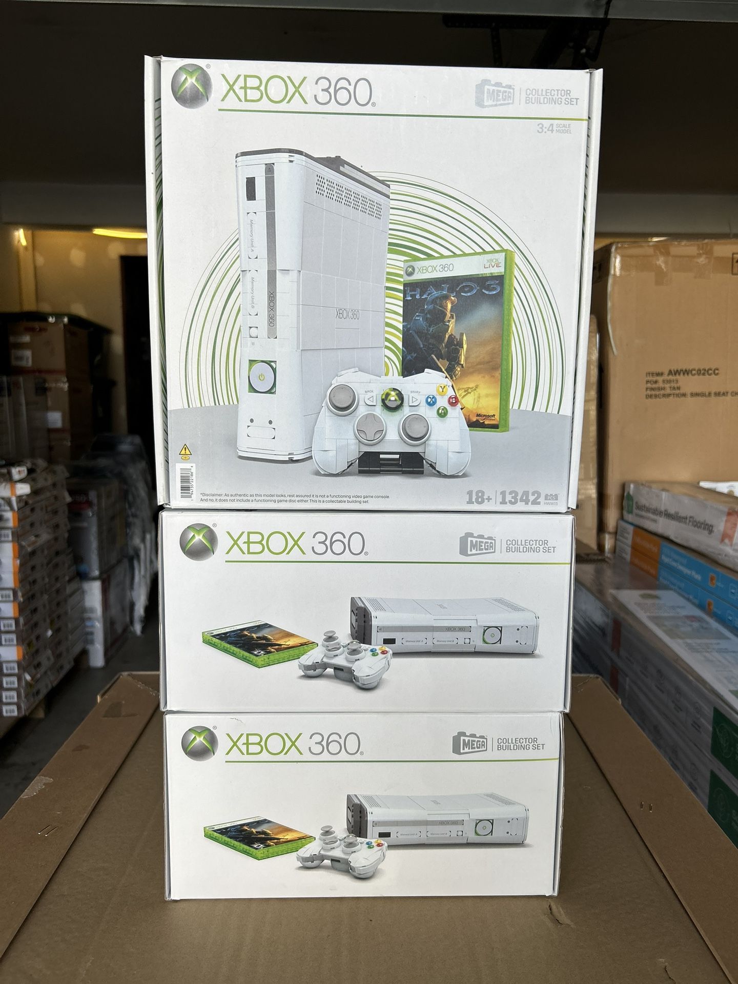 MEGA Showcase Microsoft Xbox 360 Collector Building Set - 1342pcs